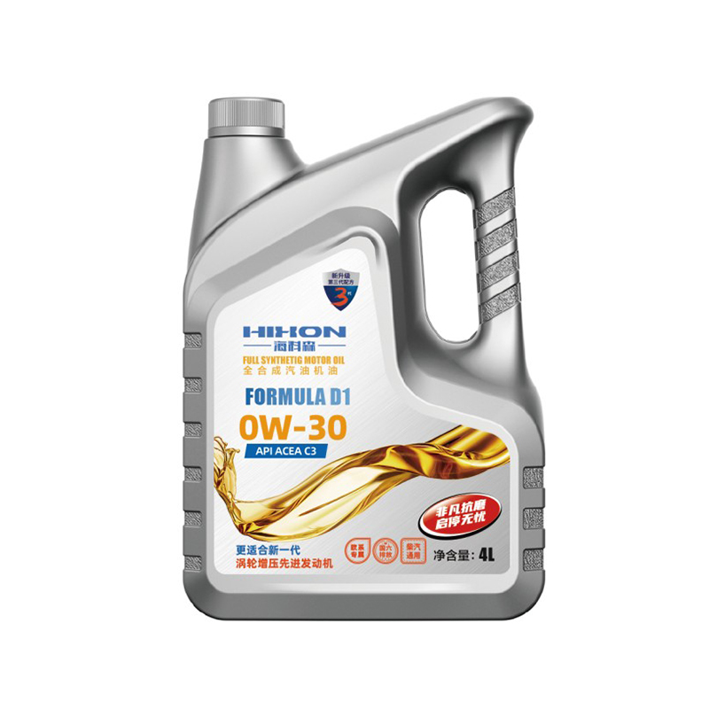 Óleo de motor totalmente sintético Hixon Formula D1 0W-30 (API SP / ACEA C3)