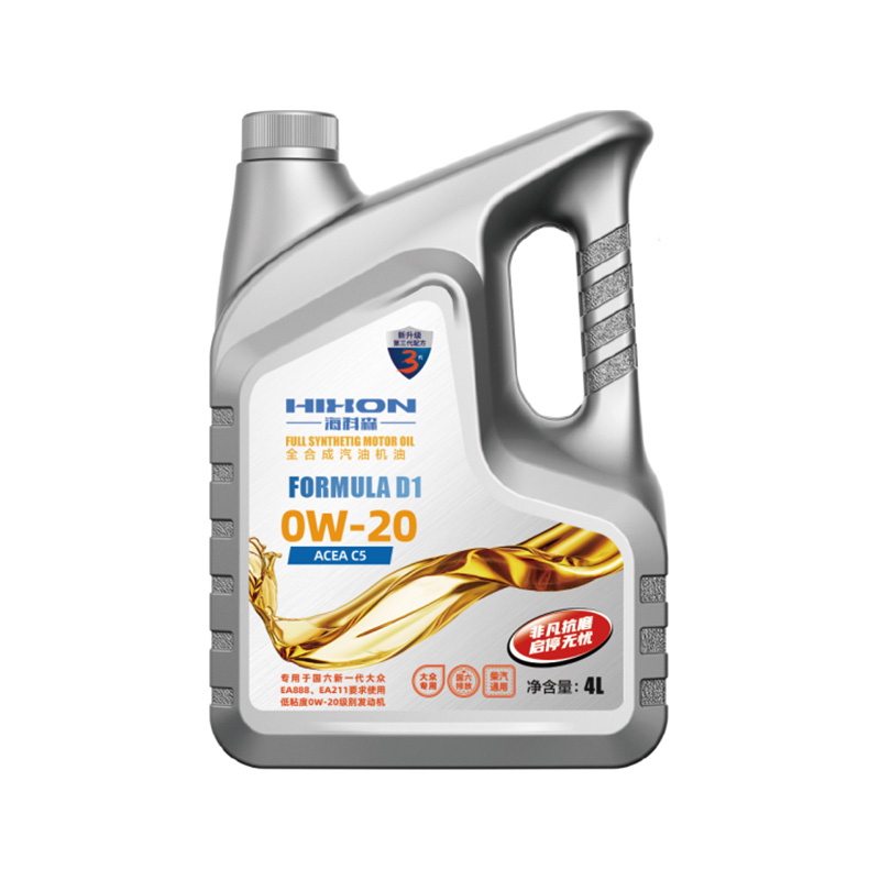 Óleo de motor totalmente sintético Hixon Formula D1 0W-20 (ACEA C5/atende VW 508.00/509.00)