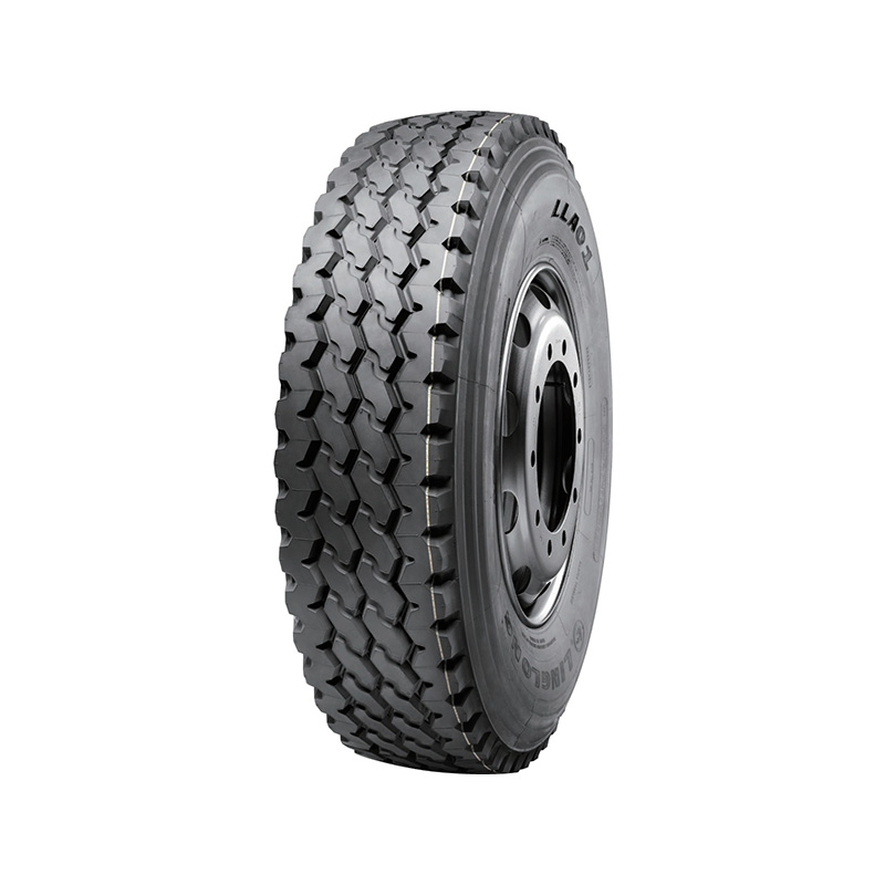 LLA01 Pneu de caminhão radial multiespecificado com padrão em zigue-zague em todas as posições, antiderrapante e de forte tração, anti-desgaste irregular