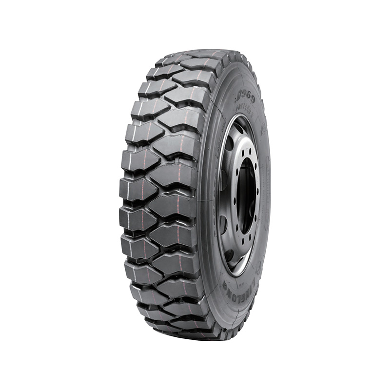 D969 Mineração Bloco lateral grande de todas as posições Ultra-forte com cordão de tração reforçado Pneu radial multiespecificado para caminhões basculantes leves
